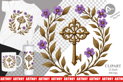 Gothic Halloween Elegance Clipart Product Image 1