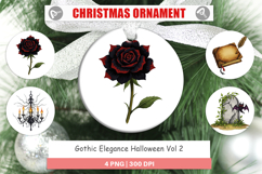 Ornament Gothic Halloween Elegance Product Image 1