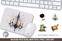 Mouse Pad Gothic Halloween Elegance Product Image 1
