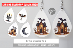 Gothic Elegance Christmas Earring Product Image 1