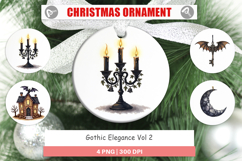 Gothic Elegance Christmas Ornament Product Image 1