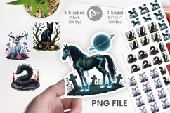 Gothic Enchanted Beasts Sticker Product Image 1