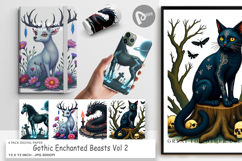Digital Paper Gothic Enchanted Beasts Product Image 1