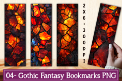 Gothic Fantasy Bookmarks PNG Printable Product Image 1
