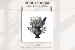 Gothic Flower Vase Floral Wreath Clipart PNG Scrapbooking Nursery Watercolor Transparent wedding invitation shirt designs sublimation printable digital bloom watercolor gothic flowers vase pot clipart, victorian floral nursery art, spring, wedding invitat