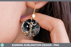 GorgeousGothic Round Earrings design.