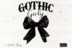 Coquette Gothic Girly PNG | Halloween PNG Product Image 4