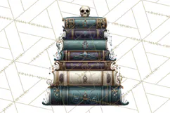 Spooky Cute Goth Glam Clip Art PNG for Halloween Designs Product Image 2