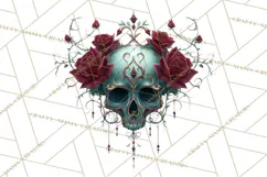 Spooky Cute Goth Glam Clip Art PNG for Halloween Designs Product Image 3