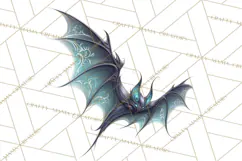 Spooky Cute Goth Glam Clip Art PNG for Halloween Designs Product Image 5