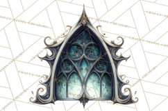 Spooky Cute Goth Glam Clip Art PNG for Halloween Designs Product Image 3
