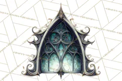 Spooky Cute Goth Glam Clip Art PNG for Halloween Designs Product Image 3