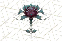 Spooky Cute Goth Glam Clip Art PNG for Halloween Designs Product Image 2