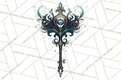 Spooky Cute Goth Glam Clip Art PNG for Halloween Designs Product Image 3