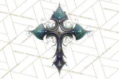 Spooky Cute Goth Glam Clip Art PNG for Halloween Designs Product Image 5