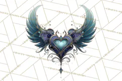 Spooky Cute Goth Glam Clip Art PNG for Halloween Designs Product Image 5