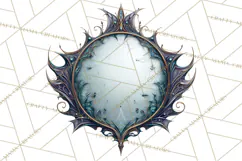 Spooky Cute Goth Glam Clip Art PNG for Halloween Designs Product Image 3