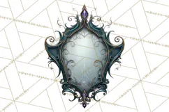 Spooky Cute Goth Glam Clip Art PNG for Halloween Designs Product Image 4