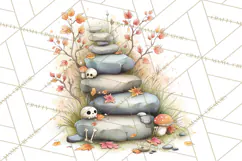 Halloween Gnome Clipart PNG, Spooky Cute Kids Halloween Png Product Image 3
