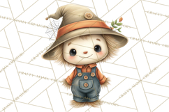 Halloween Gnome Clipart PNG, Spooky Cute Kids Halloween Png Product Image 2