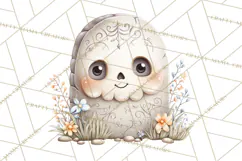 Halloween Gnome Clipart PNG, Spooky Cute Kids Halloween Png Product Image 4
