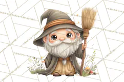 Halloween Gnome Clipart PNG, Spooky Cute Kids Halloween Png Product Image 2