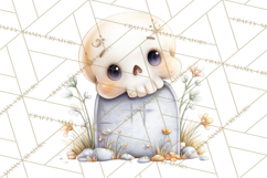 Halloween Gnome Clipart PNG, Spooky Cute Kids Halloween Png Product Image 2