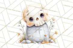 Halloween Gnome Clipart PNG, Spooky Cute Kids Halloween Png Product Image 2