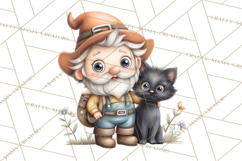 Halloween Gnome Clipart PNG, Spooky Cute Kids Halloween Png Product Image 4