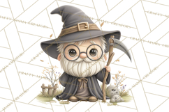 Halloween Gnome Clipart PNG, Spooky Cute Kids Halloween Png Product Image 5