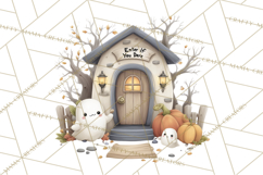 Halloween Gnome Clipart PNG, Spooky Cute Kids Halloween Png Product Image 3