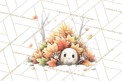 Halloween Gnome Clipart PNG, Spooky Cute Kids Halloween Png Product Image 4