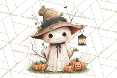 Halloween Gnome Clipart PNG, Spooky Cute Kids Halloween Png Product Image 3
