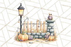 Halloween Gnome Clipart PNG, Spooky Cute Kids Halloween Png Product Image 2