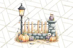 Halloween Gnome Clipart PNG, Spooky Cute Kids Halloween Png Product Image 2