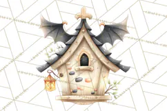 Halloween Gnome Clipart PNG, Spooky Cute Kids Halloween Png Product Image 3