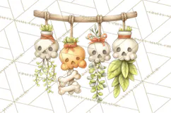 Halloween Gnome Clipart PNG, Spooky Cute Kids Halloween Png Product Image 3
