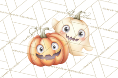 Halloween Gnome Clipart PNG, Spooky Cute Kids Halloween Png Product Image 5