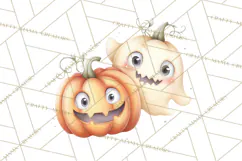 Halloween Gnome Clipart PNG, Spooky Cute Kids Halloween Png Product Image 5