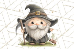 Halloween Gnome Clipart PNG, Spooky Cute Kids Halloween Png Product Image 5