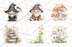 Halloween Gnome Clipart PNG, Spooky Cute Kids Halloween Png Product Image 3