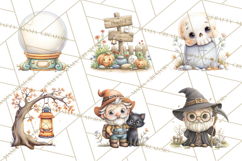 Halloween Gnome Clipart PNG, Spooky Cute Kids Halloween Png Product Image 5