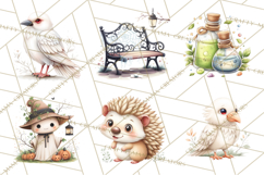 Halloween Gnome Clipart PNG, Spooky Cute Kids Halloween Png Product Image 7