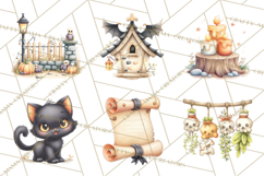 Halloween Gnome Clipart PNG, Spooky Cute Kids Halloween Png Product Image 8