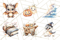 Halloween Gnome Clipart PNG, Spooky Cute Kids Halloween Png Product Image 9