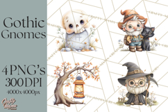 Halloween Gnome Clipart PNG, Spooky Cute Kids Halloween Png Product Image 1