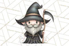 Halloween Gnome Clipart PNG, Spooky Cute Kids Halloween Png Product Image 4