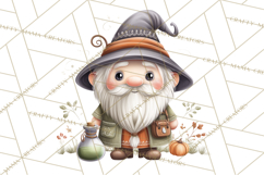 Halloween Gnome Clipart PNG, Spooky Cute Kids Halloween Png Product Image 5