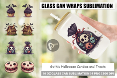 Glass Can Gothic Halloween Candies and Treats Product Image 1