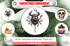 Ornament Gothic Halloween Candies and Treats Product Image 1